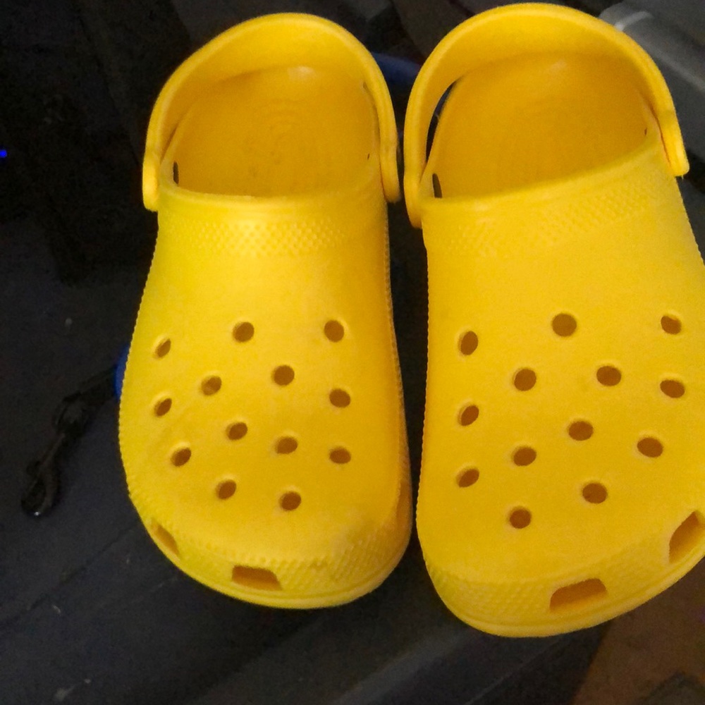 Yellow Crocs
